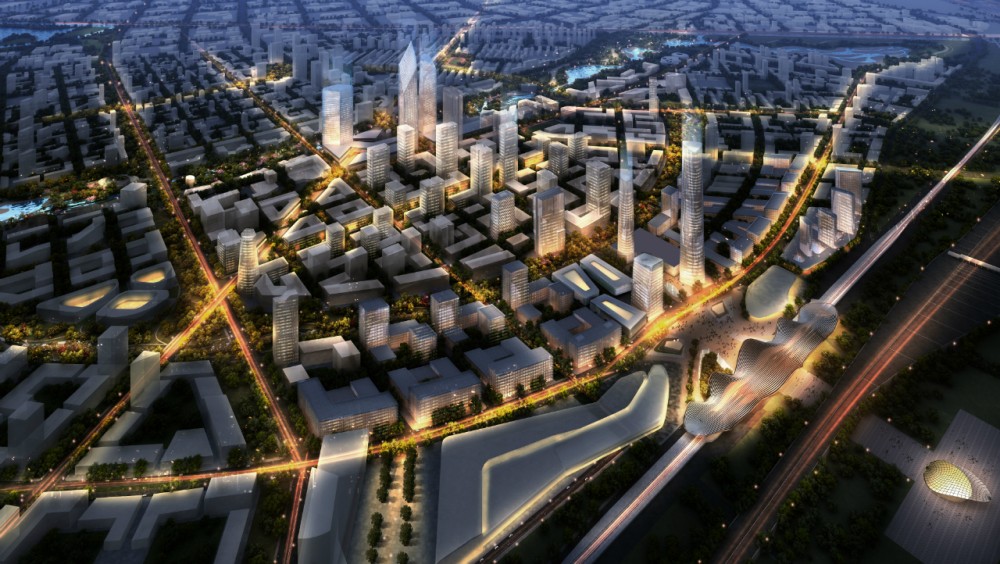SOM Wins Master Plan Competition for Beijing Bohai Innovation City