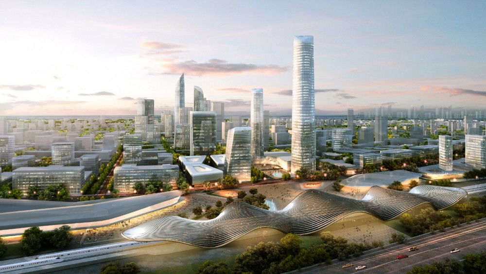 SOM Wins Master Plan Competition for Beijing Bohai Innovation City