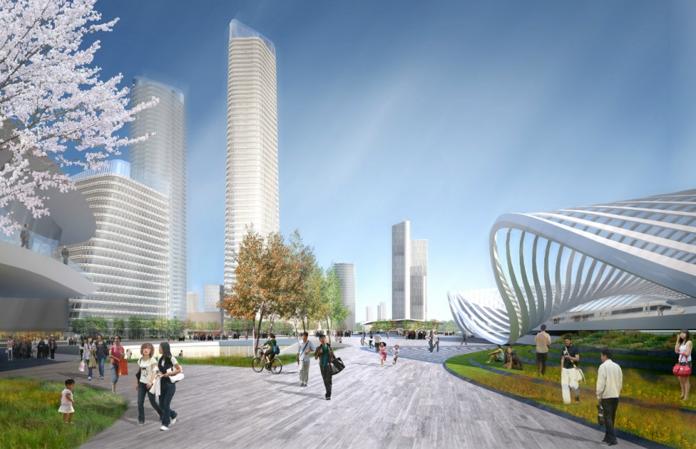 SOM Wins Master Plan Competition for Beijing Bohai Innovation City