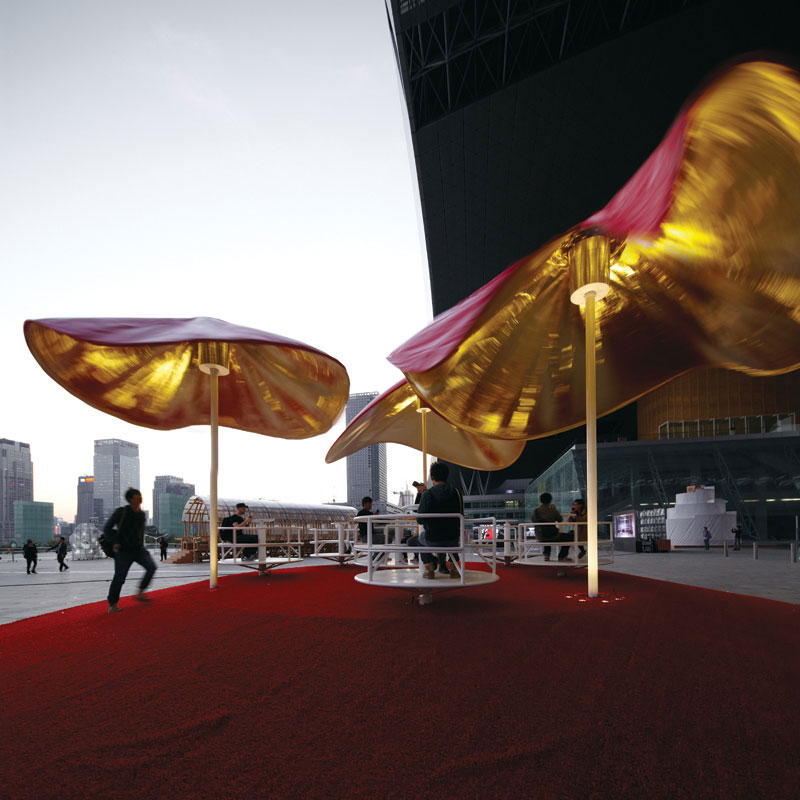 Ultralight Centrifugal Pavilion / Clavel Arquitectos