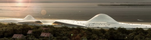 'Calling of the Sea' - Exhibition Hall for Yantai Development Zone Blueprint (1)