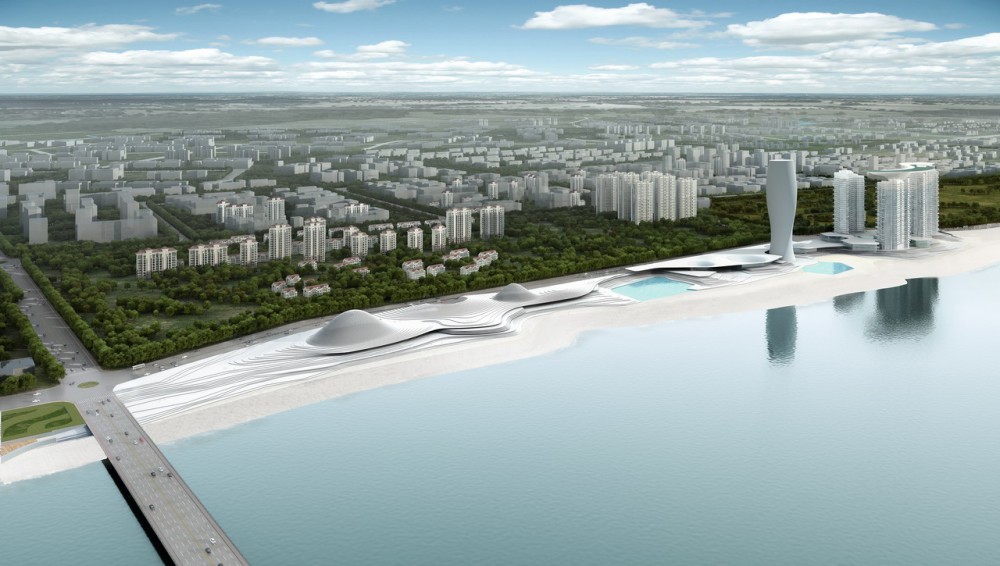 ‘Calling of the Sea’ – Exhibition Hall for Yantai Development Zone Blueprint / Origin Architect
