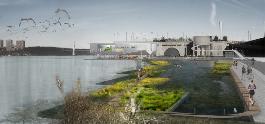 Emerging New York Architects Competition Proposal: 'The Hudson Exchange' (2)