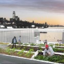 Emerging New York Architects Competition Proposal: 'The Hudson Exchange' (3) Emerging New York Architects Competition Proposal: 'The Hudson Exchange' (3) view from roof terrace