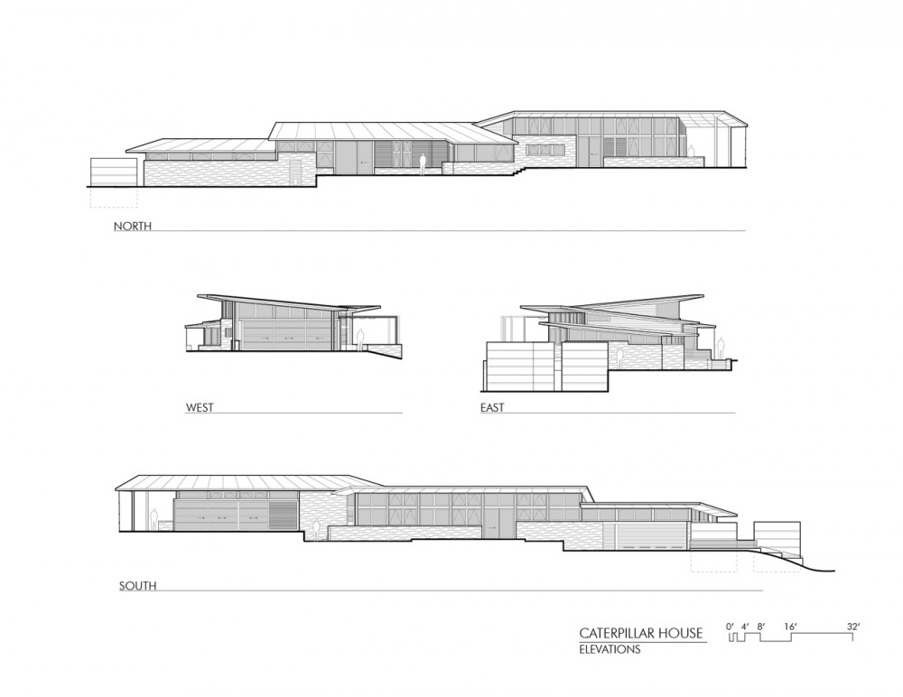 Caterpillar House / Feldman Architecture