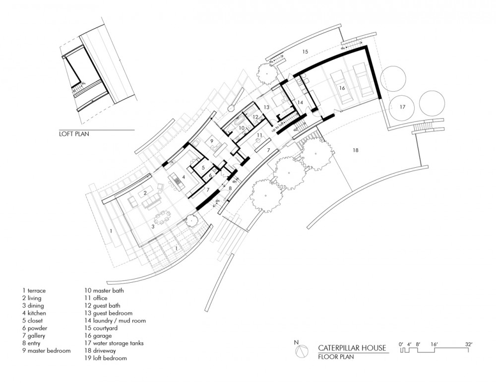 Caterpillar House / Feldman Architecture