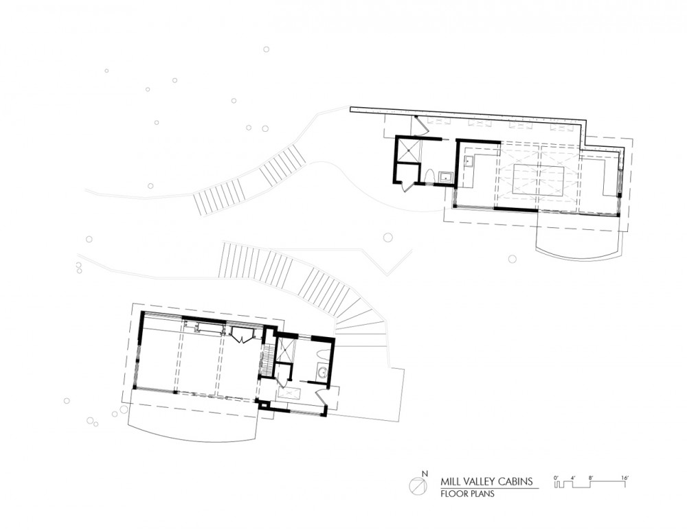 Mill Valley Cabins / Feldman Architecture