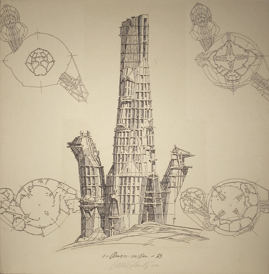 Lebbeus Woods: Early Drawings on Exhibit in NYC
