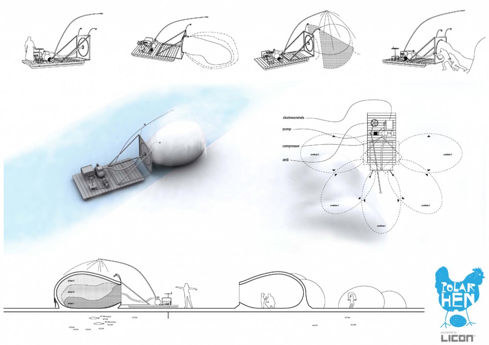 Warming Huts v.2012 Proposal / Mjölk Architects
