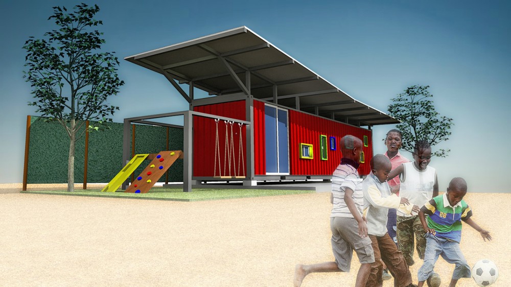 Vissershok Container Classroom / Tsai Design Studio