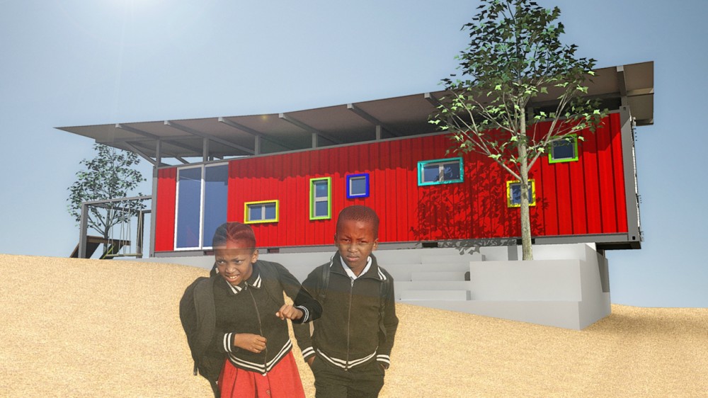 Vissershok Container Classroom / Tsai Design Studio