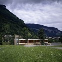 Fire Station And Mountain Rescue Building / Dietrich Untertrifaller Stäheli Architekten