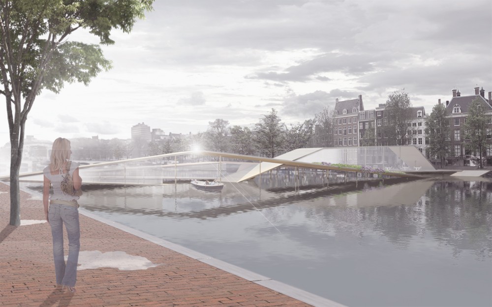 Amsterdam Pedestrian Bridge Proposal / Francesco Piffari