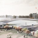 'The Rink' Pedestrian Bridge Proposal (2) 'The Rink' Pedestrian Bridge Proposal (2) Courtesy of Kamvari Architects