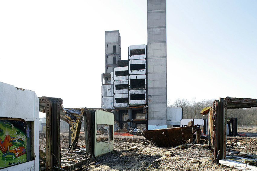 Claude Prouvé’s recently demolished Experimental Building of SIRH
