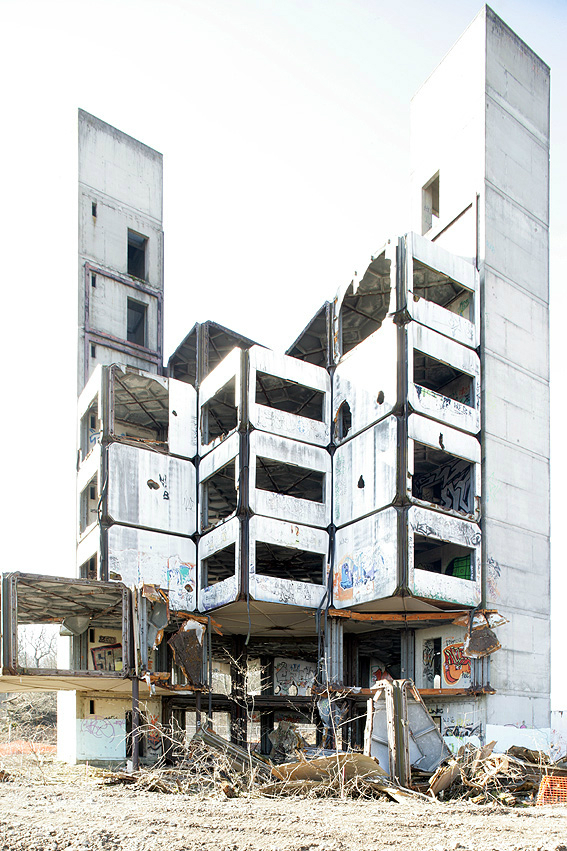 Claude Prouvé’s recently demolished Experimental Building of SIRH