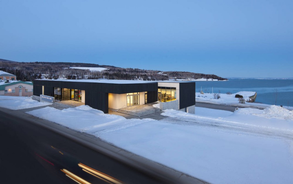 Conan Library and City Hall of Ville de La Malbaie / acdf* + Bisson + Desganés Architectes in Consortium