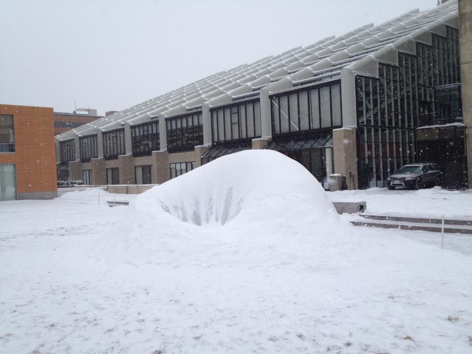 Fabricating Grounds: Ice Shelter Installation / Koepcke + Prado