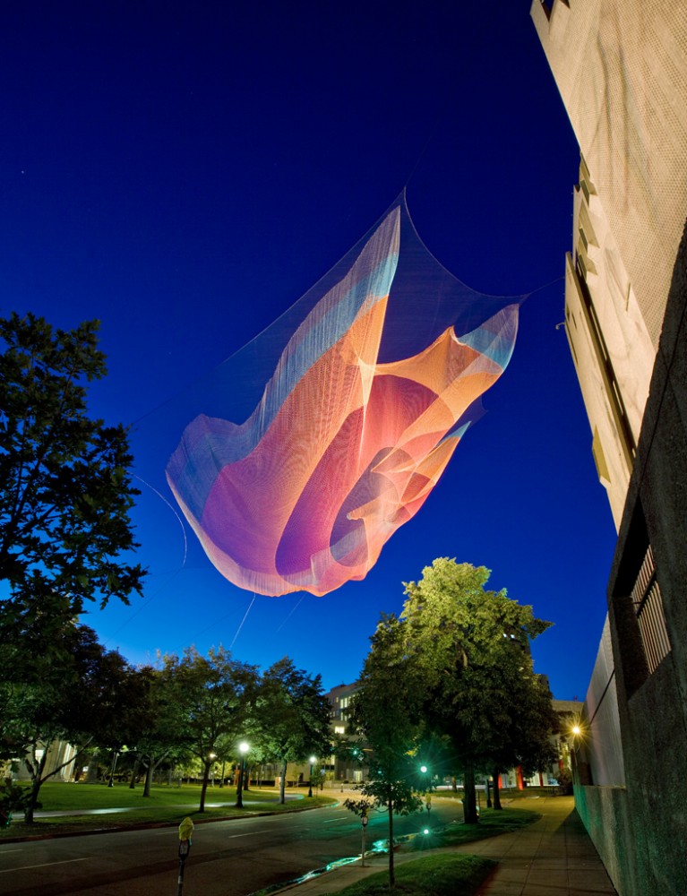 Janet Echelman Reshaping Urban Airspace World-Wide