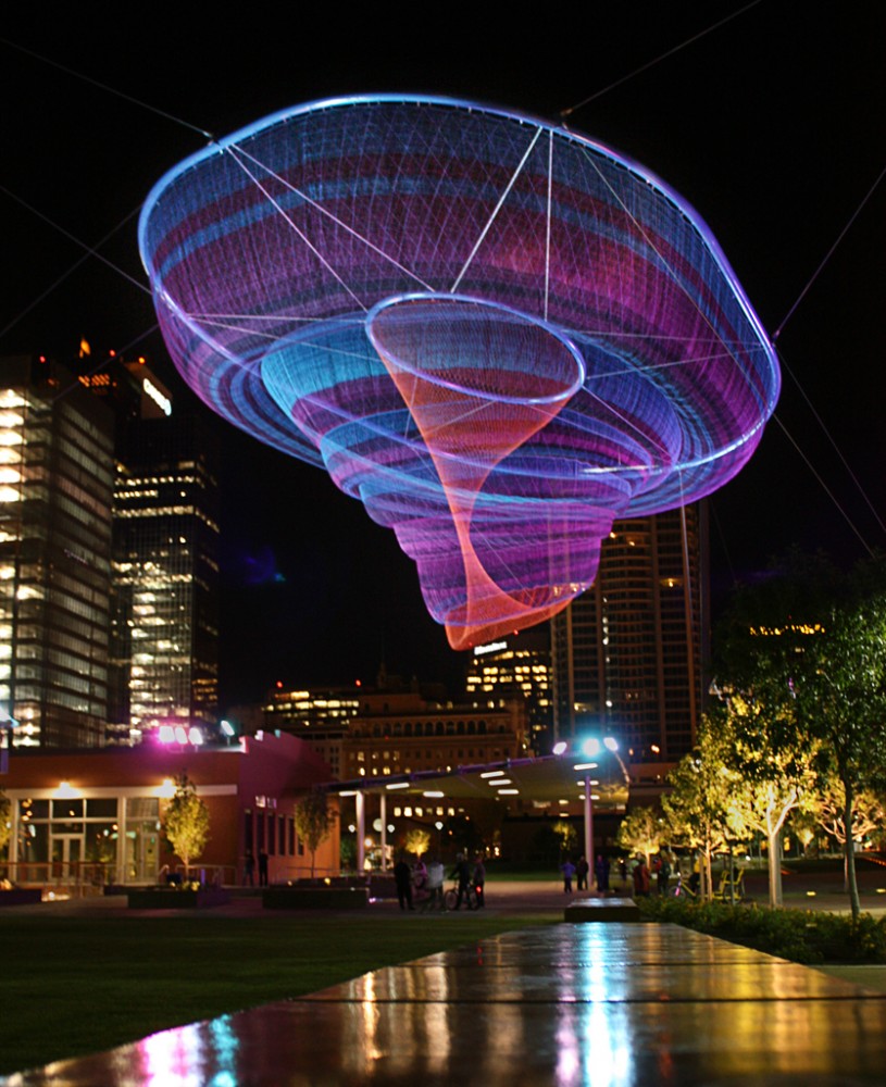 Janet Echelman Reshaping Urban Airspace World-Wide