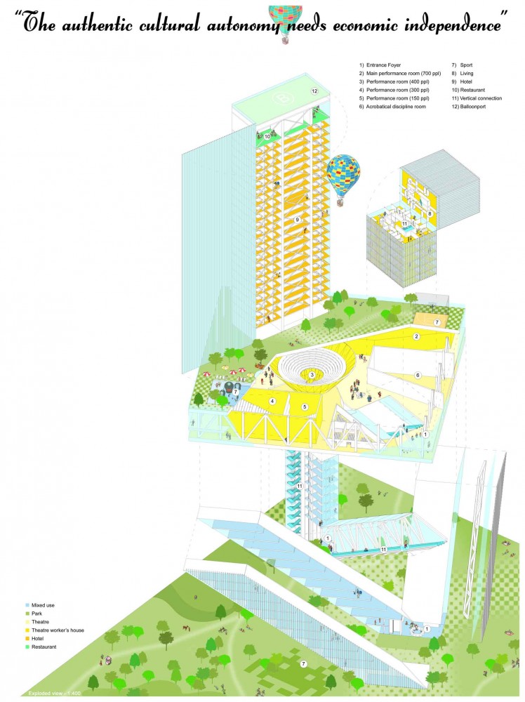 New York City Theatre / David Vecchi & Emanuela Ortolani