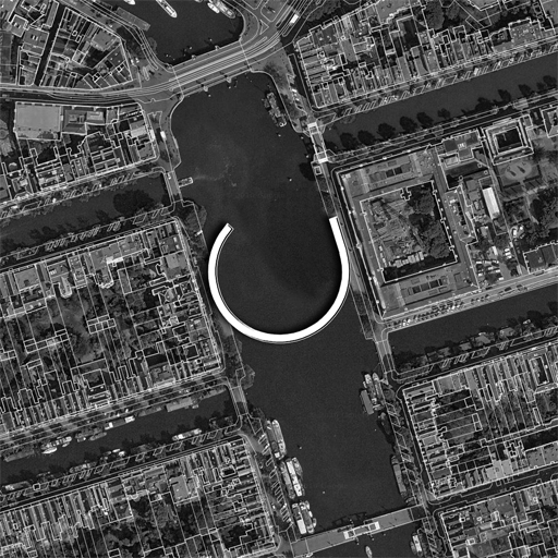Amsterdam Iconic Pedestrian Bridge Proposal / PLUSRchitecture – IoannisKarrasArchitectureStudio