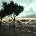 Amsterdam Iconic Pedestrian Bridge Proposal (2) Amsterdam Iconic Pedestrian Bridge Proposal (2) west bank view / © Theodoros Giannopoulos