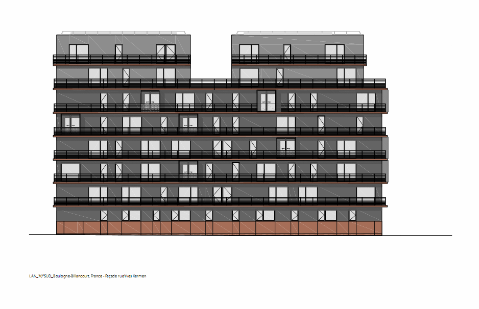 58 Housing Units in Boulogne-Billancourt / LAN Architecture