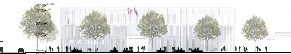 Cité Municipale de Bonneuil-Sur-Marne / ECDM Architectes