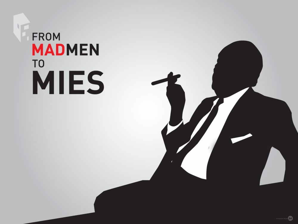 Download the “From Mad Men to Mies” Wallpaper to your Tech Device