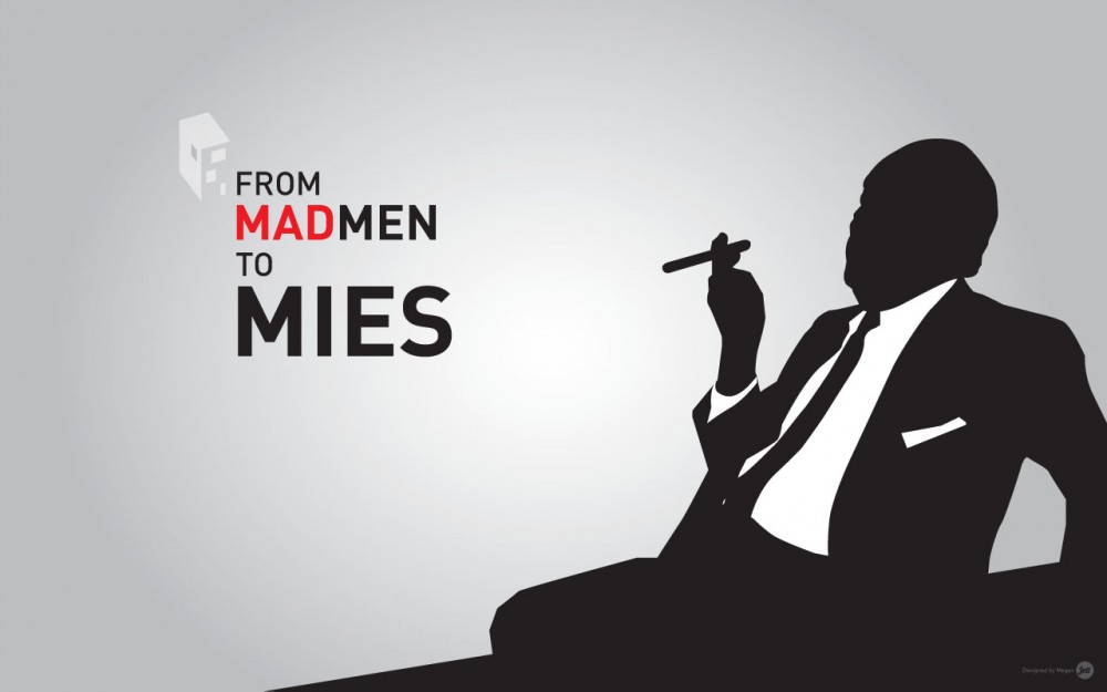Download the “From Mad Men to Mies” Wallpaper to your Tech Device