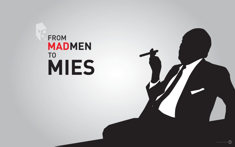 Download the “From Mad Men to Mies” Wallpaper to your Tech Device