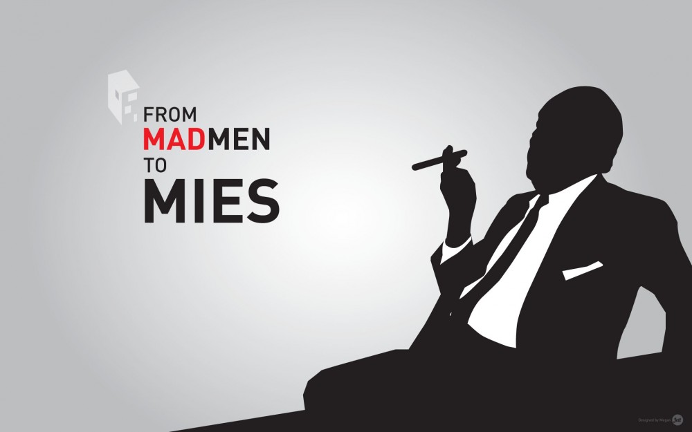 Download the “From Mad Men to Mies” Wallpaper to your Tech Device