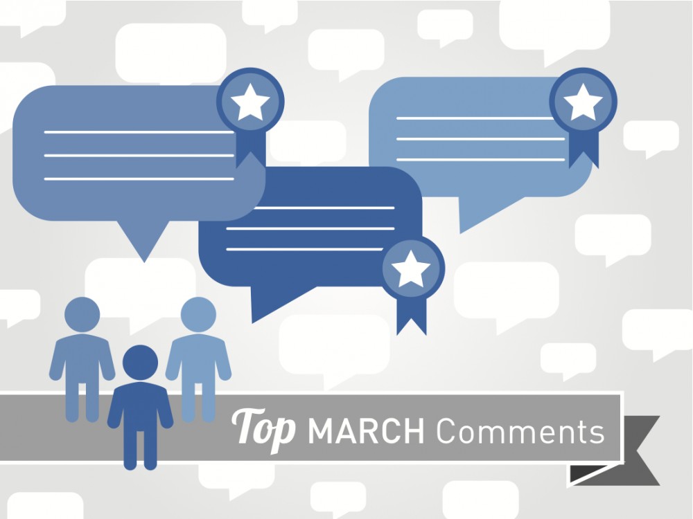 The Best of YOU: Our Top 3 Comments of the Month