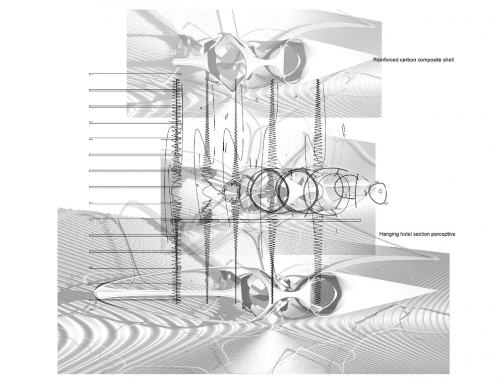 Hanging Hotel: A Suspended Campsite for Climbers / Dr. Margot Krasojevic