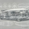 sfmoma_Fuller_02_DymaxionCar sfmoma_Fuller_02_DymaxionCar 2. Buckminster Fuller and Chuck Byrne, Motor Vehicle-Dymaxion Car, United States Patent Office no. 2,101,057, from the portfolio Inventions: Twelve Around One, 1981; screen print in white ink on clear polyester film; 30 in. x 40 in. (76.2 cm x 101.6 cm); Collection SFMOMA, gift of Chuck and Elizabeth Byrne; © The Estate of R. Buckminster Fuller, All Rights reserved. Published by Carl Solway Gallery, Cincinnati.