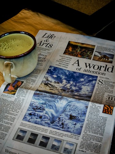 Front Page. Courtesy of Flickr user CC Stuck in Customs.