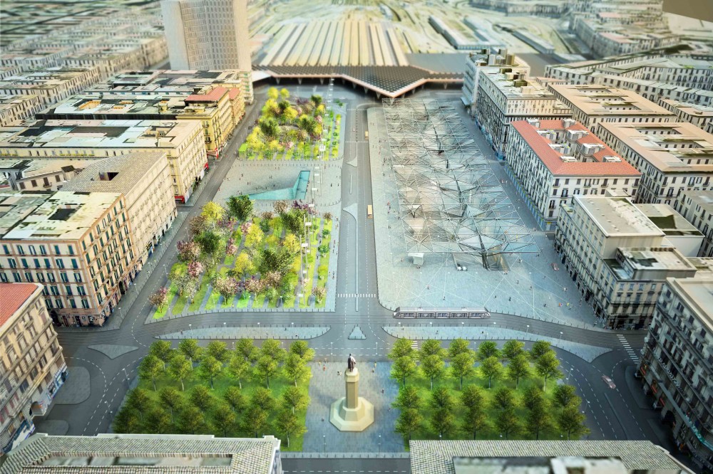 Piazza Garibaldi / Dominique Perrault Architecture