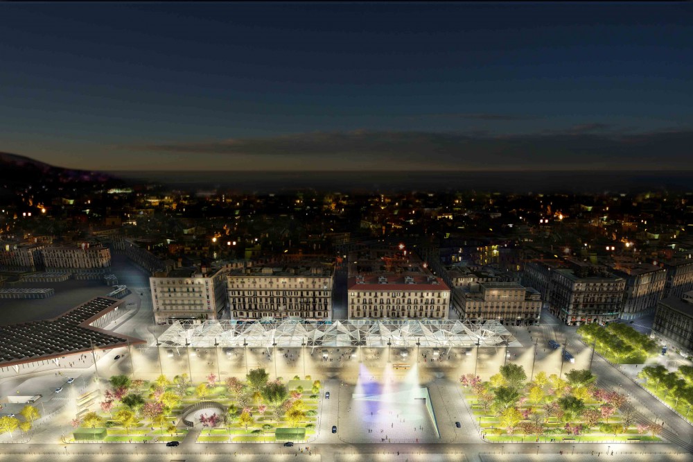 Piazza Garibaldi / Dominique Perrault Architecture