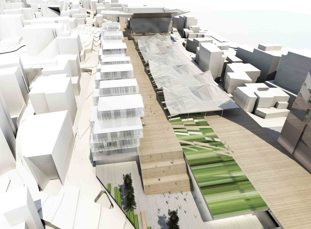 FFS Train Station District / Dominique Perrault Architecture