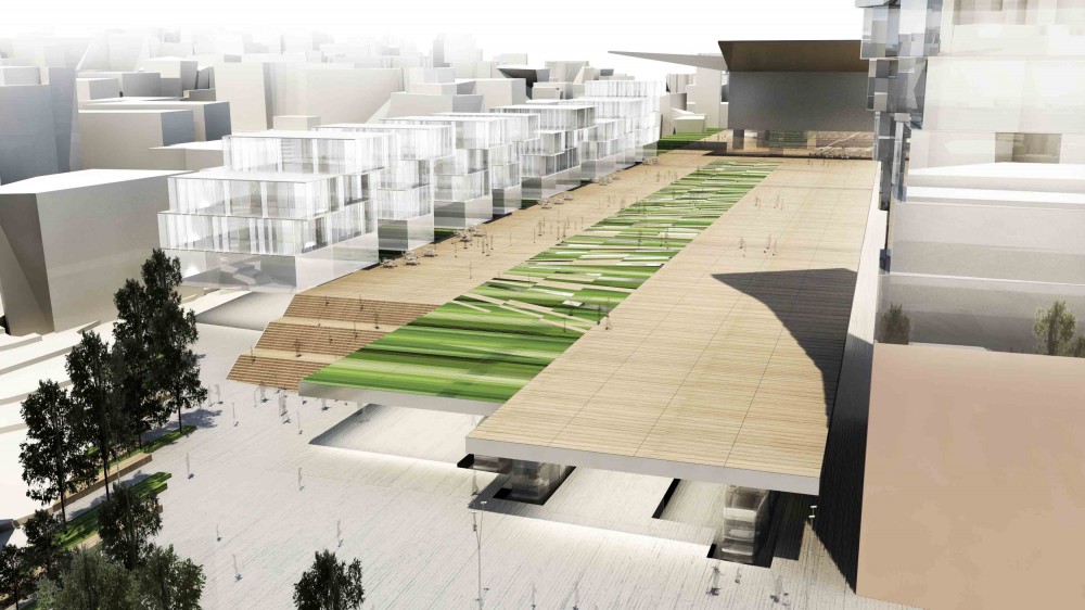 FFS Train Station District / Dominique Perrault Architecture
