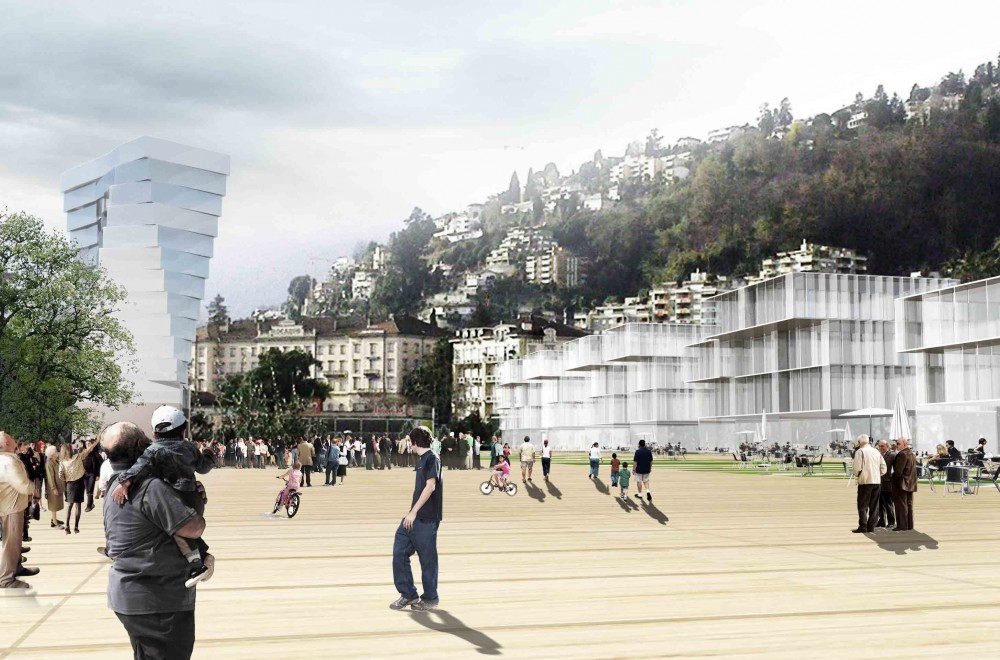 FFS Train Station District / Dominique Perrault Architecture