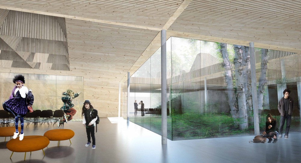 Music Gymnasium Salzburg Proposal / LETH & GORI