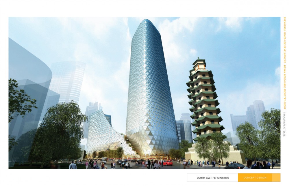 Zhengzhou Mixed Use Development / Trahan Architects