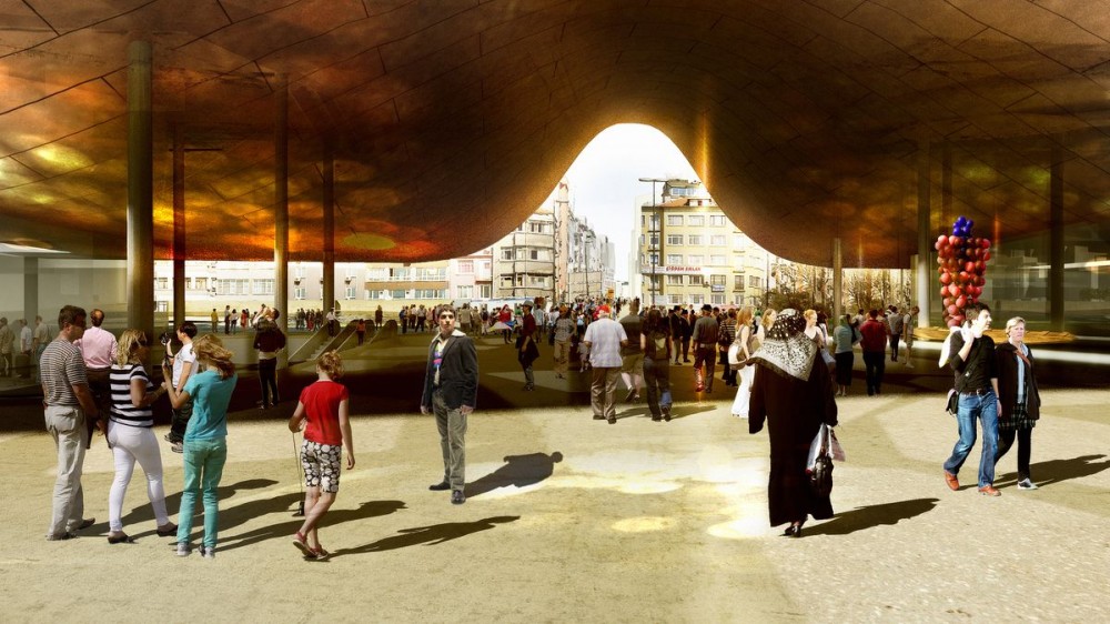Yenikapı Transfer Point and Archaeo-park Area / Mecanoo