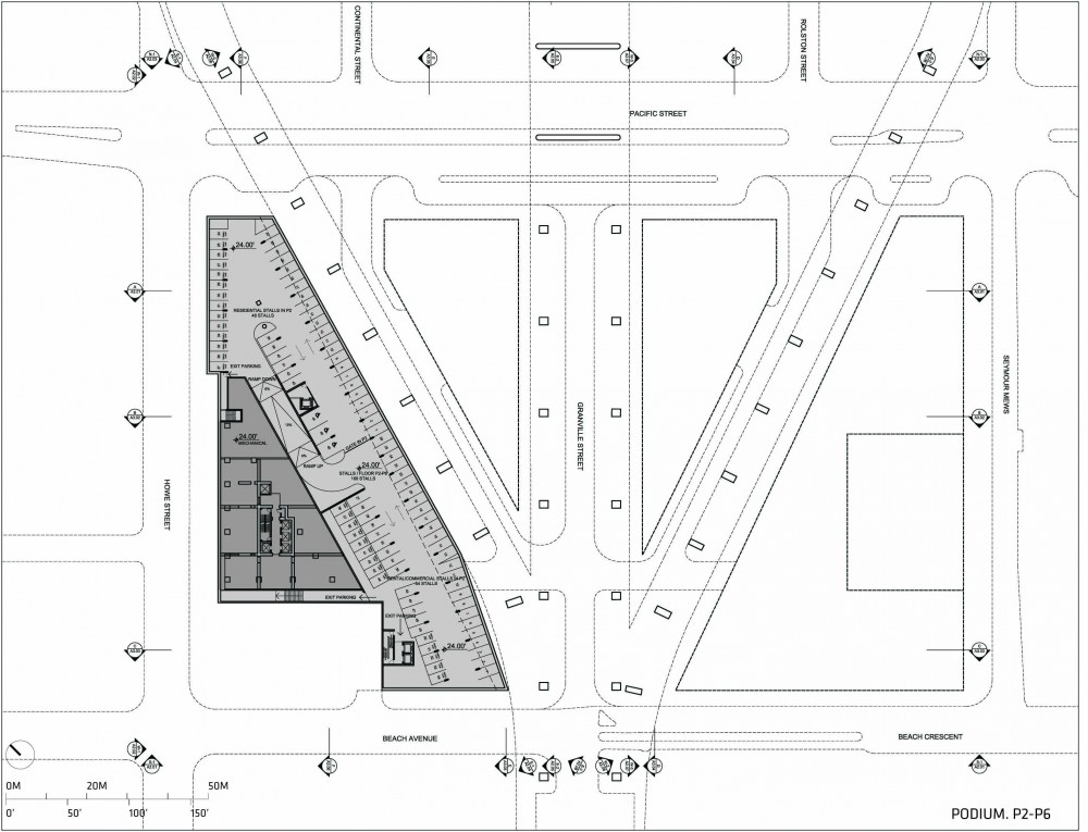 Beach and Howe Mixed-Use Tower / BIG