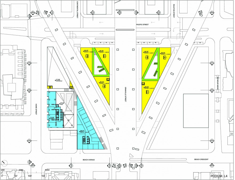Beach and Howe Mixed-Use Tower / BIG