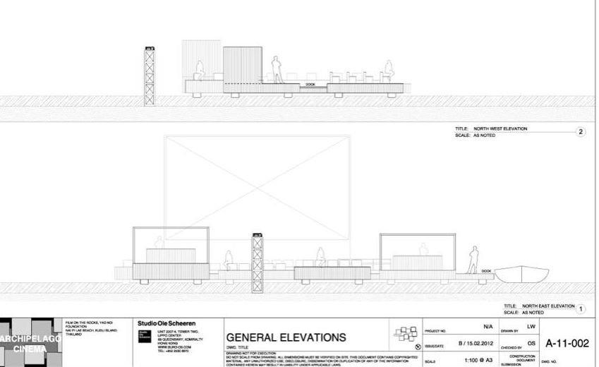Archipelago Cinema / Buro Ole Scheeren + Film on the​ Rocks Yao Noi Foundation