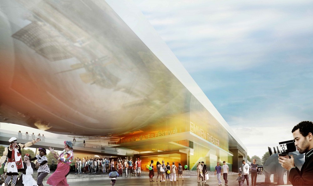 Emmen Theatre and Zoo Entrance / Henning Larsen Architects and Van den Berg Groep