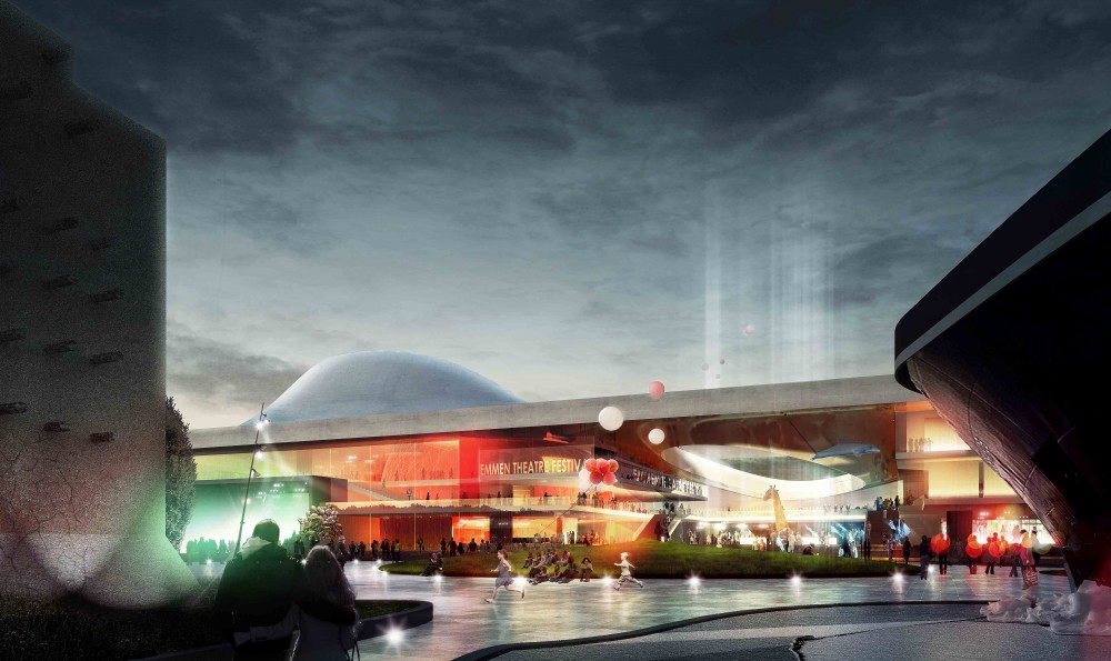Emmen Theatre and Zoo Entrance / Henning Larsen Architects and Van den Berg Groep